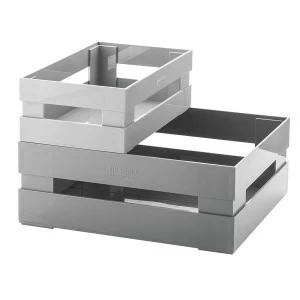 Ящики серые 2 штуки Tidy & Store GUZZINI  00-3871107 Серый