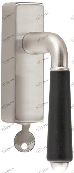 Formani Оконная ручка dk никель с замком Timeless 1952-dklock-o