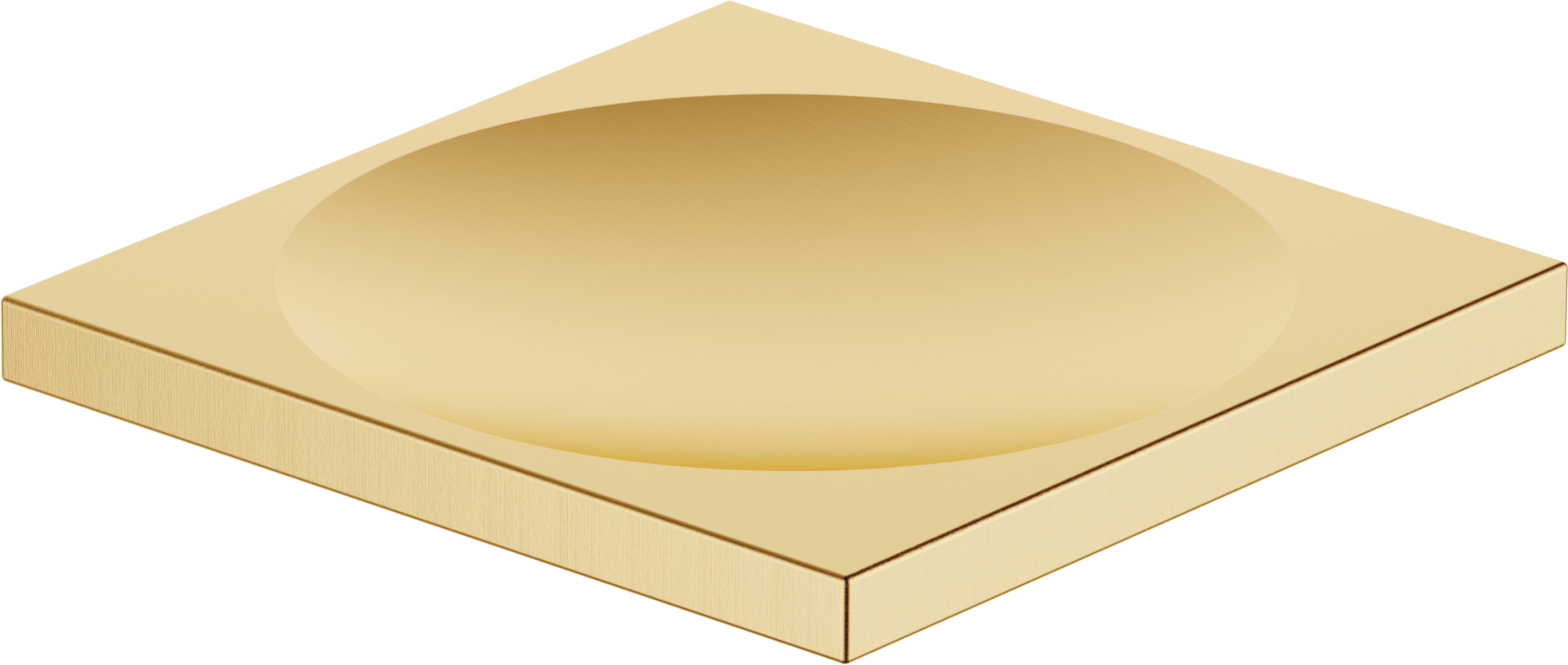 Отдельностоящая модель мыльницы - Brushed Durabrass (золото 23 карата)