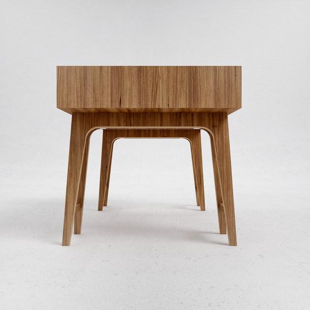 ODESD2 Прямоугольный стол из фанерованной древесины с ящиками T sun-id-1351437 - Вид №1