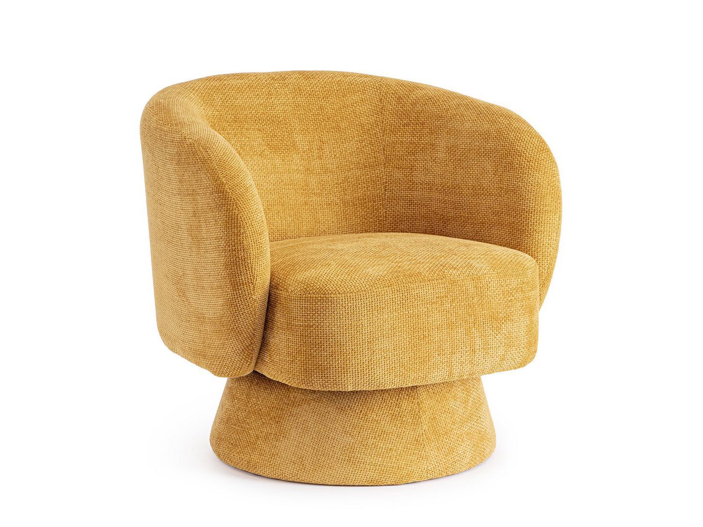 Тканевое вращающееся кресло с подлокотниками BIZZOTTO JULIENNE ARCH-00085188