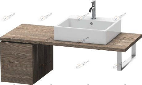 LC583005151 L-Cube Шкафчик для консоли Сосна коричневая, декор Duravit