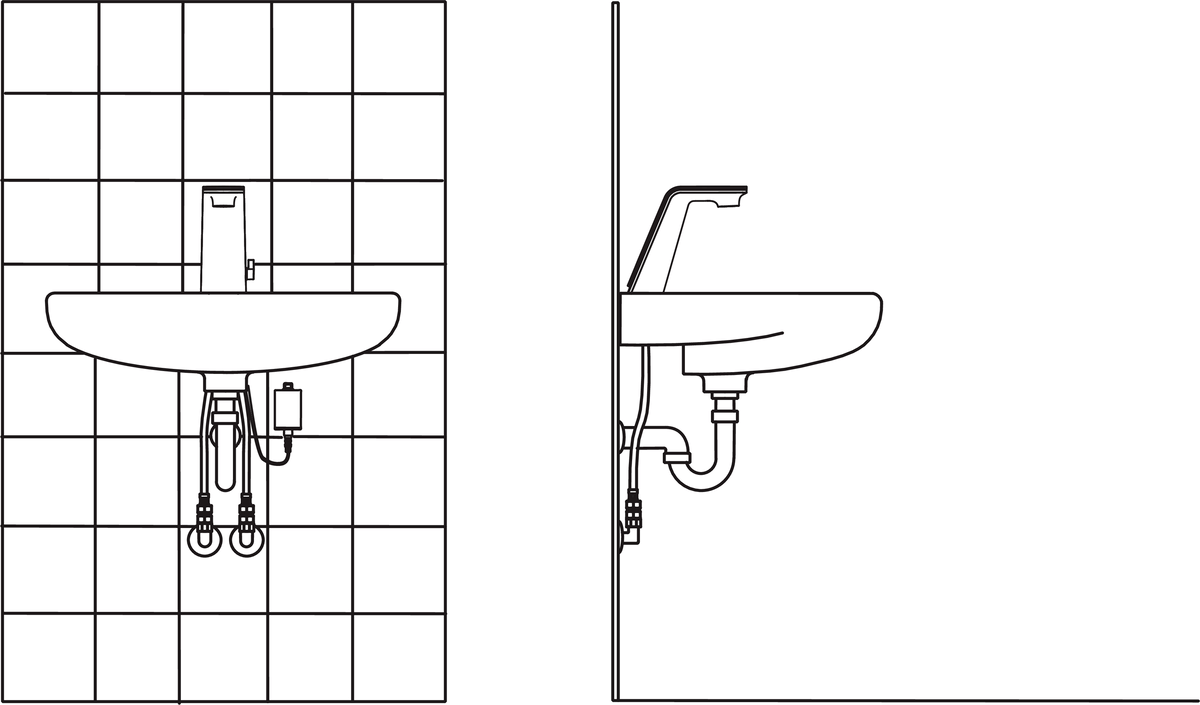 Oras 8710F Смеситель для умывальника, 6 V 8710F ALESSI Sense Хром/Белый  - Вид №6