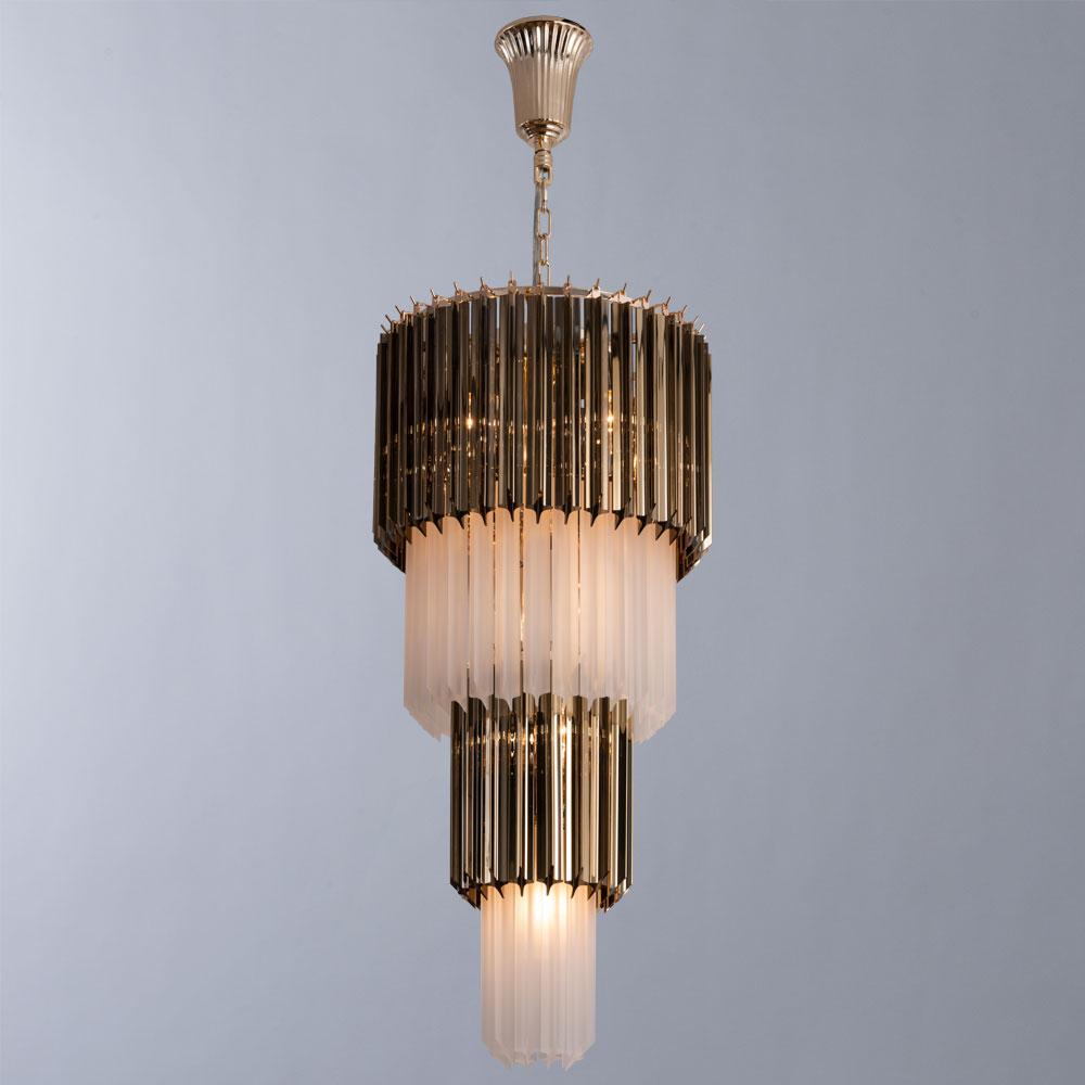 Каскадная люстра Divinare Frizzante 1681/01 SP-9 DIVINARE ДИЗАЙНЕРСКИЕ, FRIZZANTE 328848 Золото;белый  - Вид №3