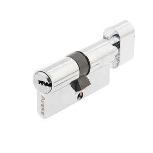 Цилиндр Avers ZM-60-C-CR, 60x17 мм, ключ/вертушка, цвет хром
