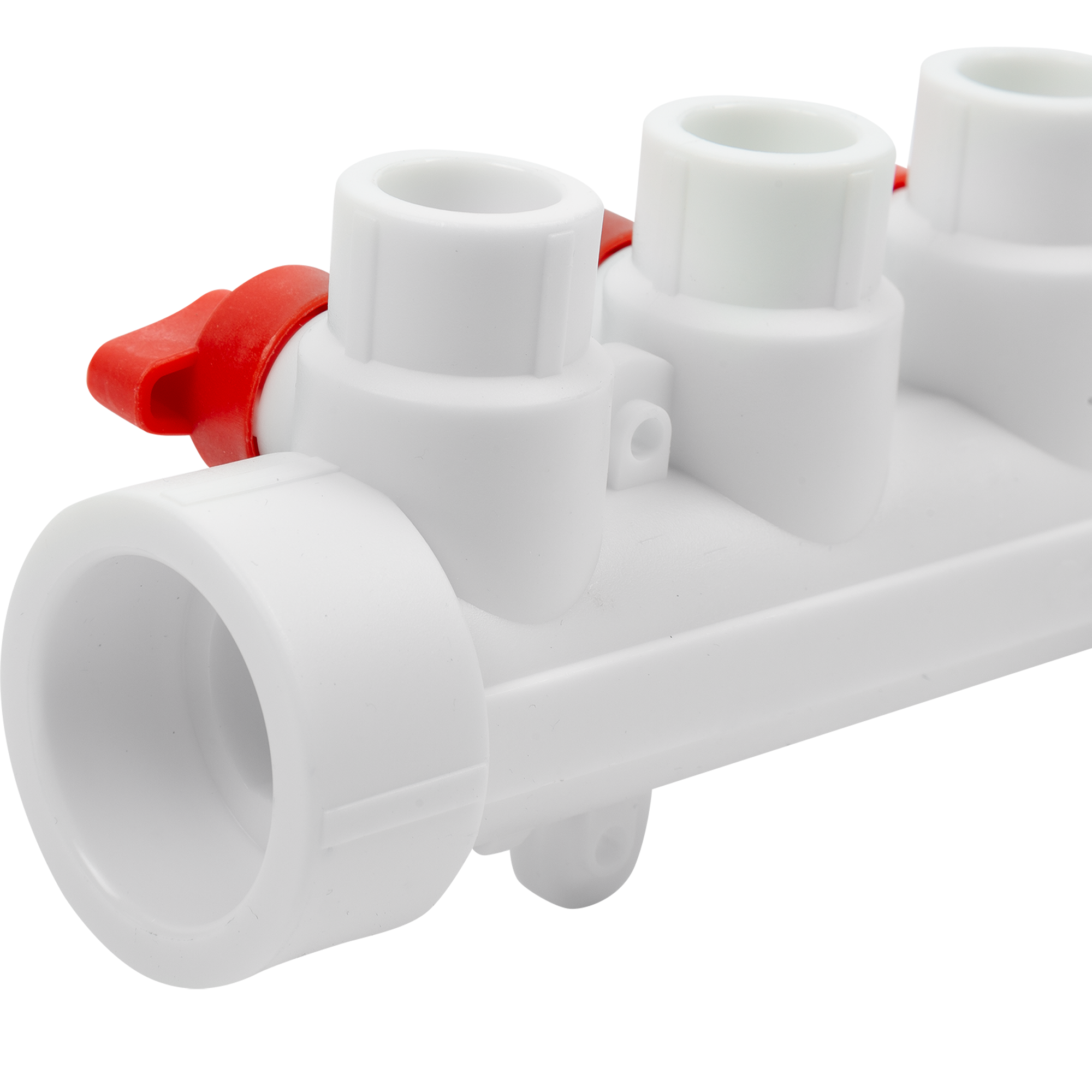 Коллектор распределительный Valfex 5 выходов с шаровыми кранами 40x20 мм 85044178 STLM-0057866 - Вид №3