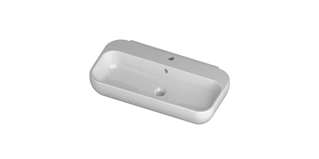 QB08040101 Накладная раковина на столешницу  овальная Disegno Ceramica  - Вид №3