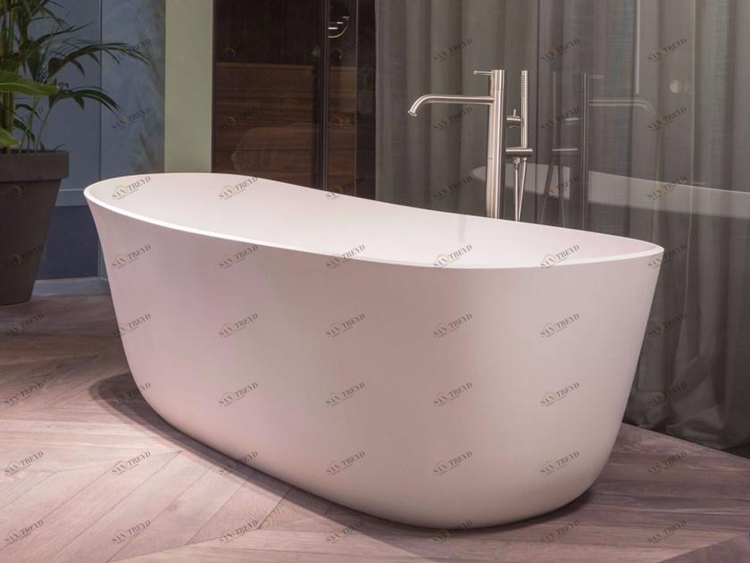 Antonio Lupi Design Отдельностоящая овальная ванна из cristalplant® Antoniolupi sun-id-1470413