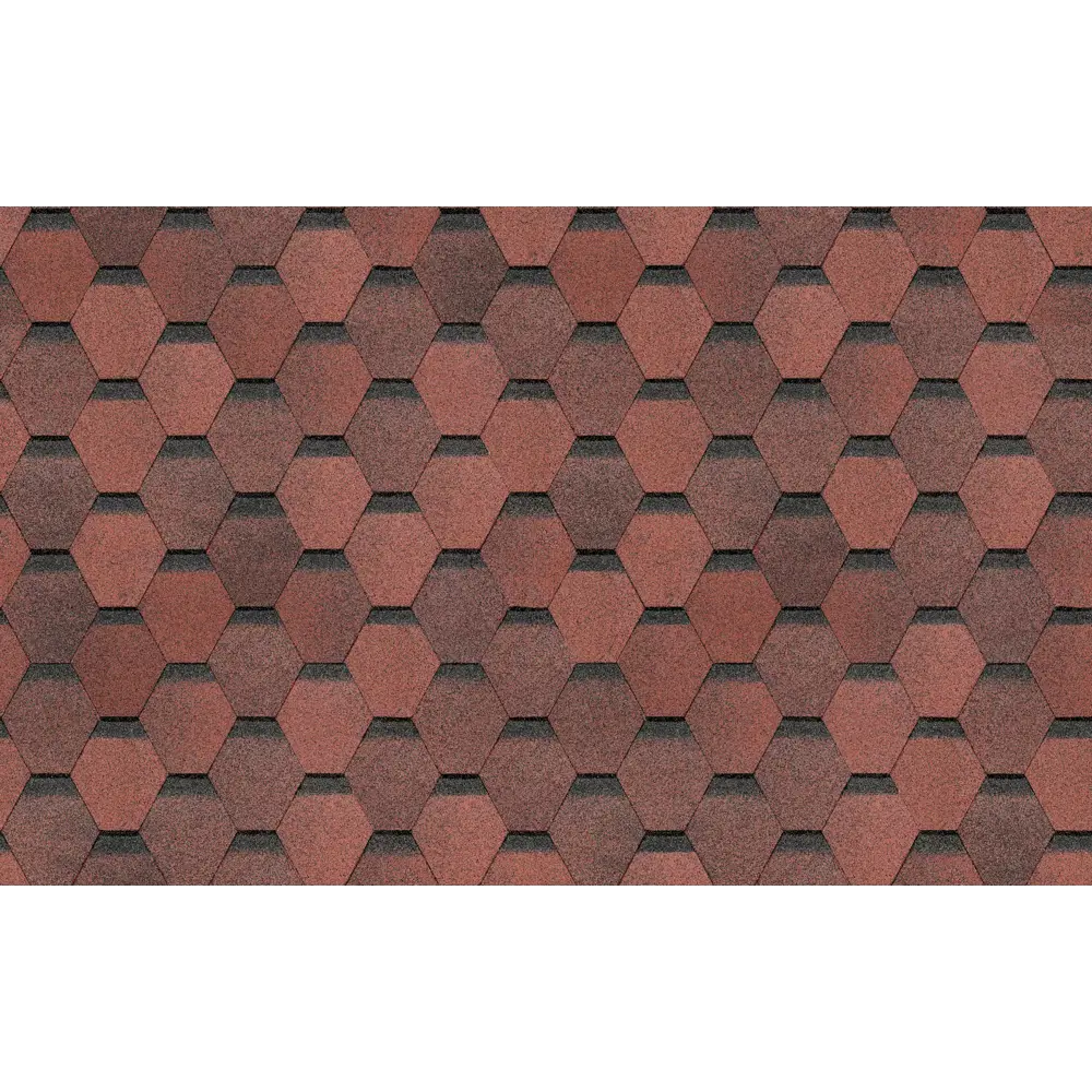 89350918 Гибкая черепица Docke Rustic красный 3 м² STLM-1016896 DACHA  - Вид №1