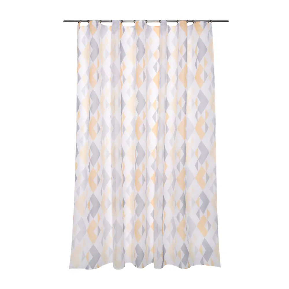 Тюль на ленте Inspire Mukkonam 250x280 см цвет серо-желтый STLM-2170509 - Вид №1