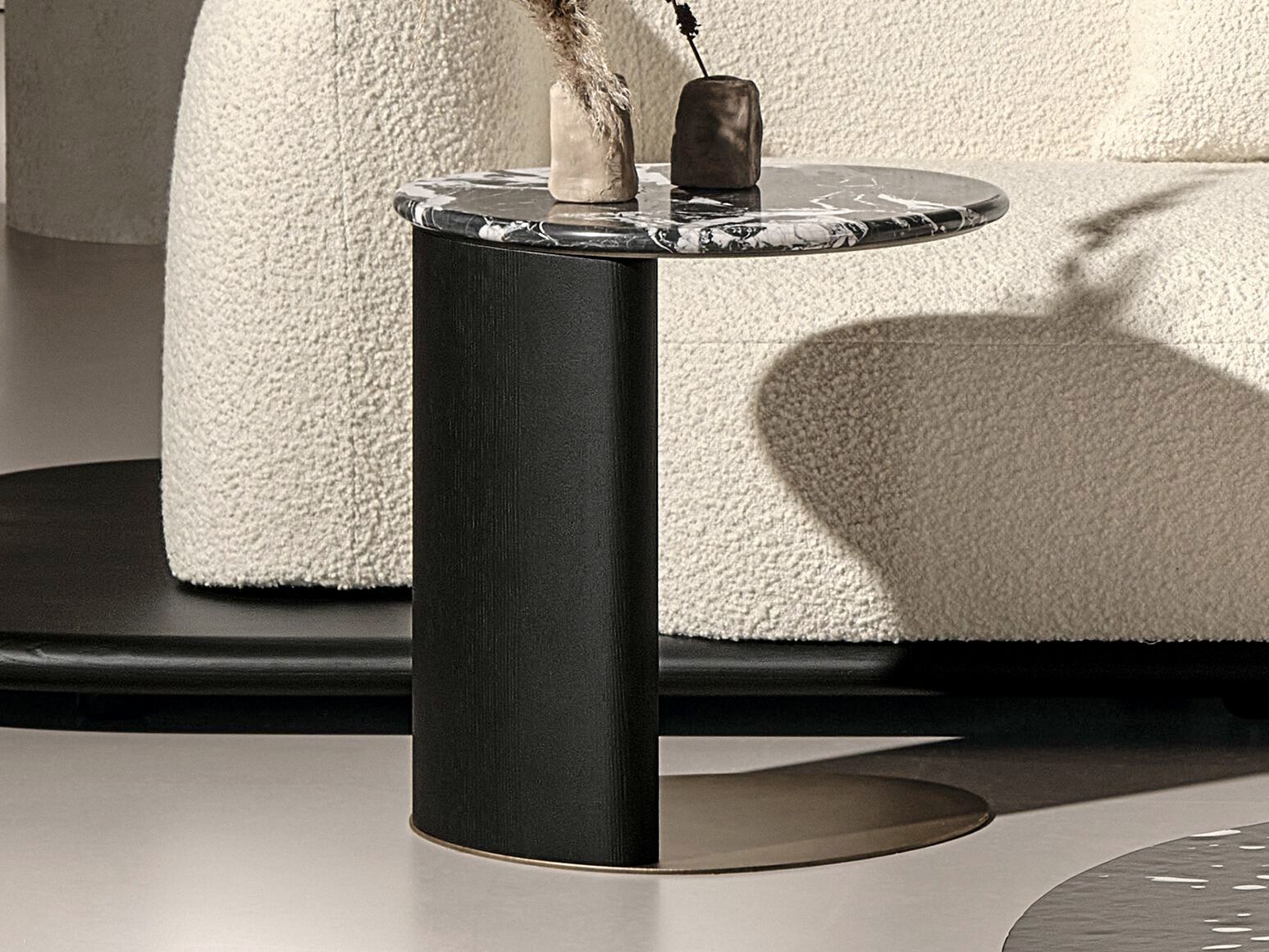 Круглый мраморный журнальный столик Naturedesign Home ARCH-00127192