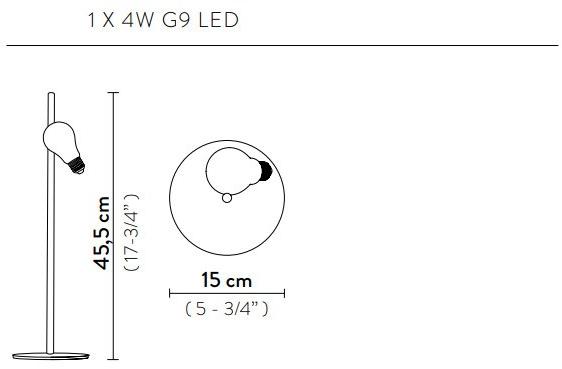 Slamp Настольная светодиодная лампа из латуни Idea sun-id-1425319 - Вид №4