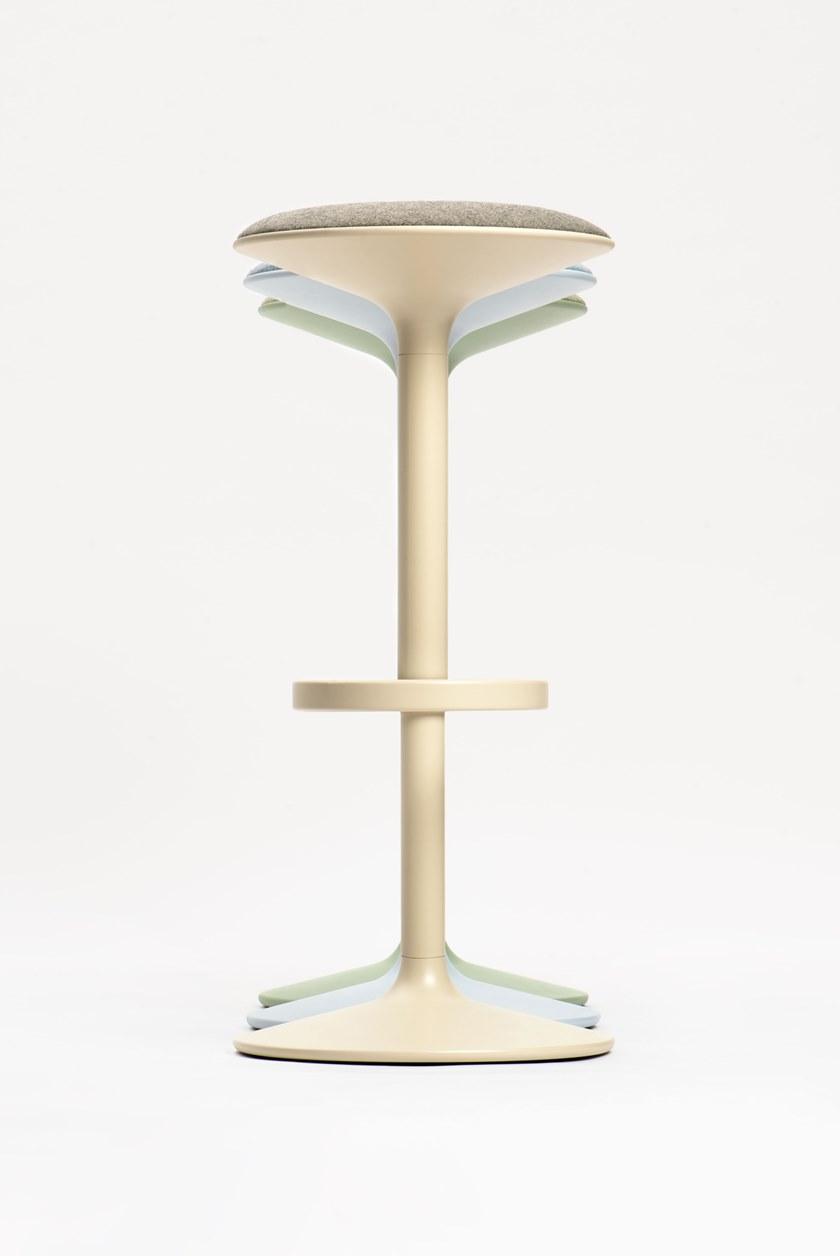 Andreu World Барный стул из алюминия с подставкой для ног Hula Bq2795 - Вид №9