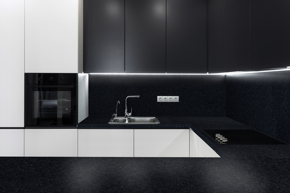 Столешницы для кухни - Фиори неро / 12 мм LIGRON LIST245 2377 - Вид №10