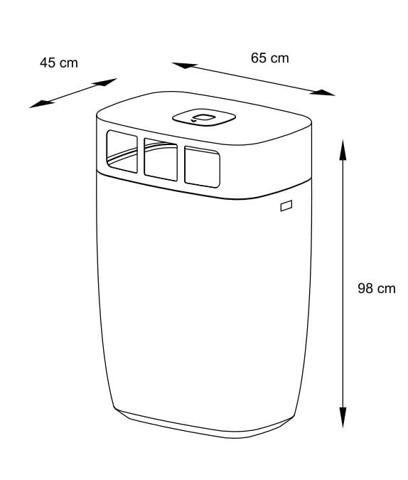 Бетонные стойки для мусора для утилизации отходов Kremen ARCH-00148581 - Вид №9