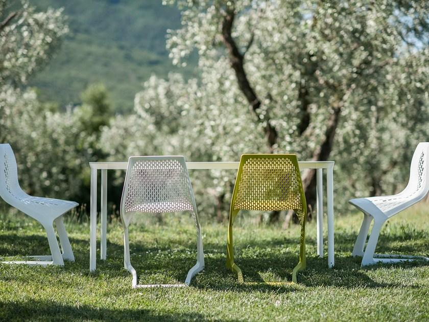 Plank Штабелируемый квадратный стол из hpl Monza 9203-01 - Вид №6