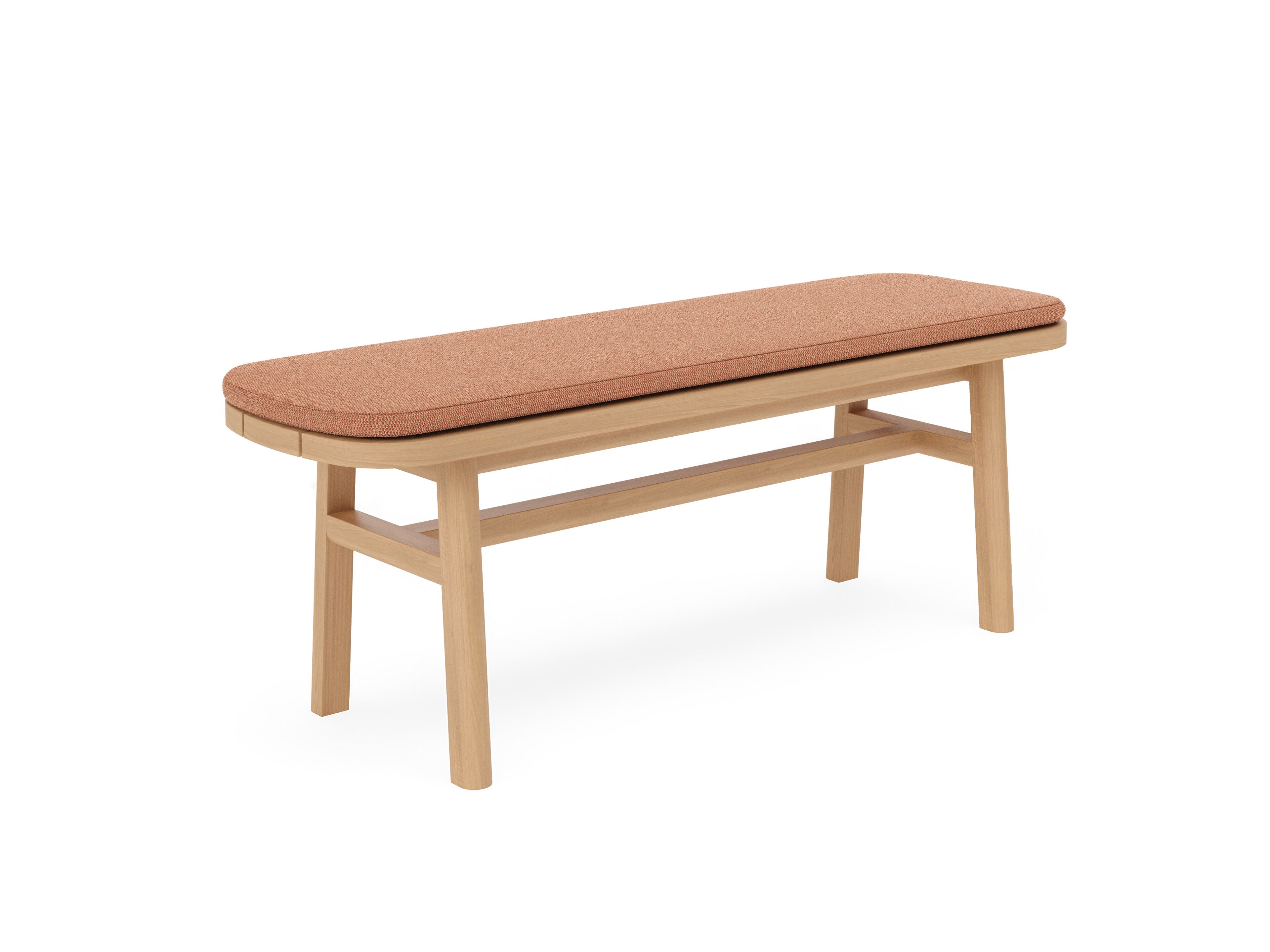 Садовая скамейка из тикового дерева с подушками Sunbrella FJAKA Oaza ARCH-00120273