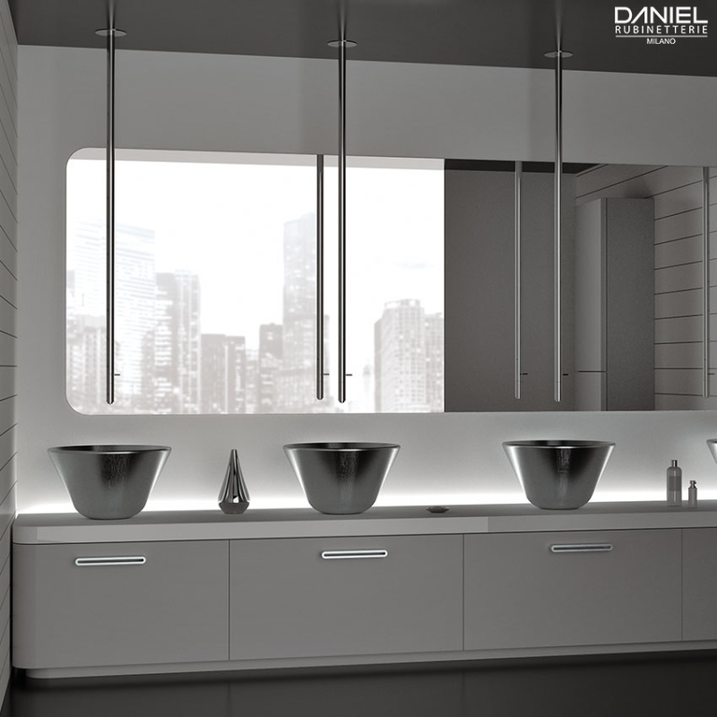 SL20703C Смеситель для раковины DANIEL RUBINETTERIE Colonne a soffitto - Вид №2