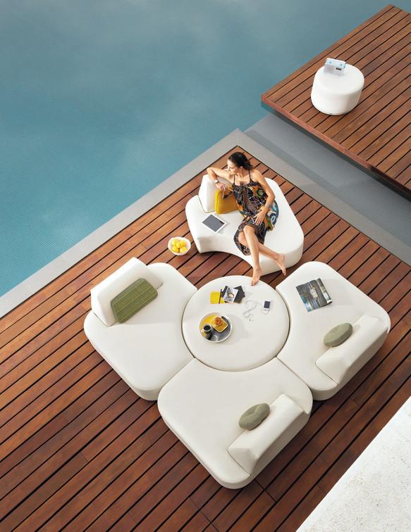 Concept 1 морской текстиль песочный Manutti Moon Island MNST428 - Вид №2