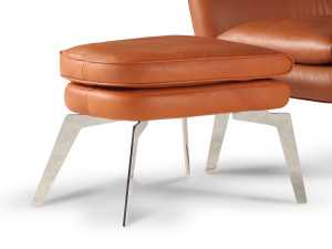 Кожаная подставка для ног