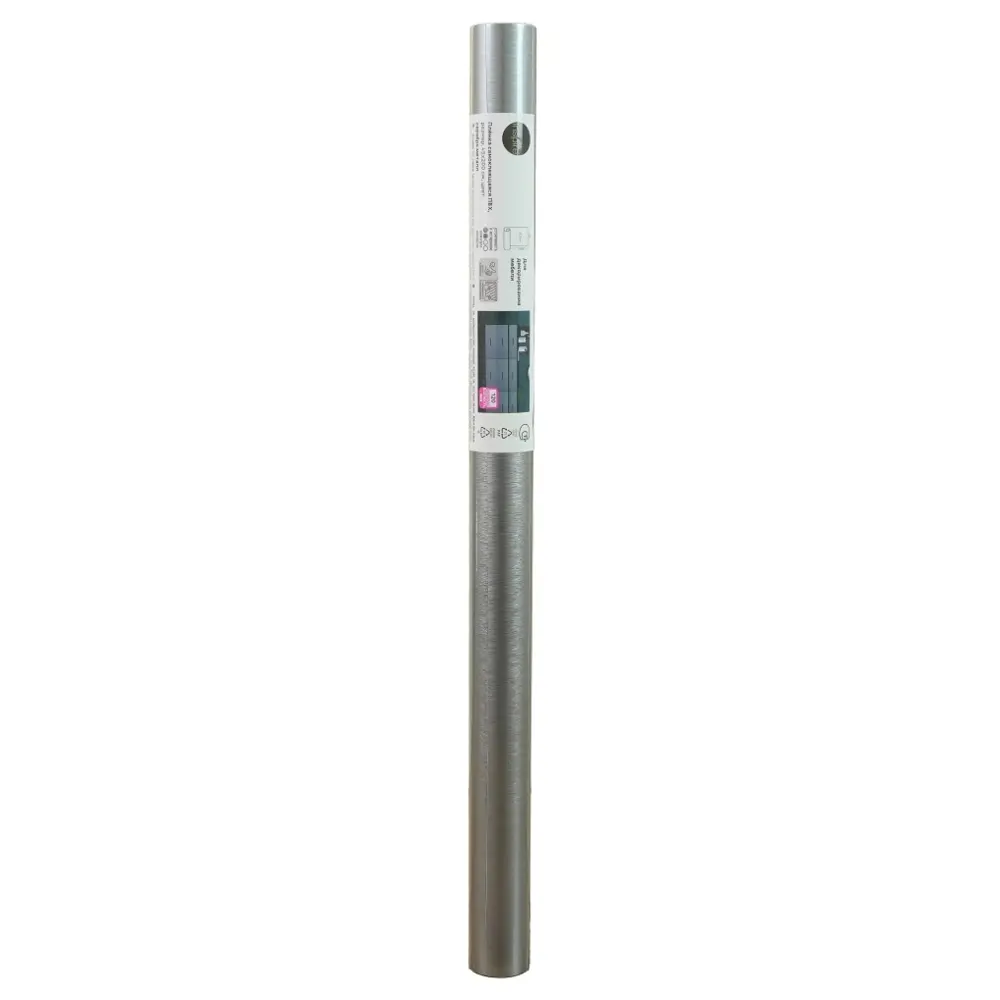 89021019 Пленка самоклеящаяся Металл 0.45x2 м цвет серебро STLM-0812130 INSPIRE  - Вид №3