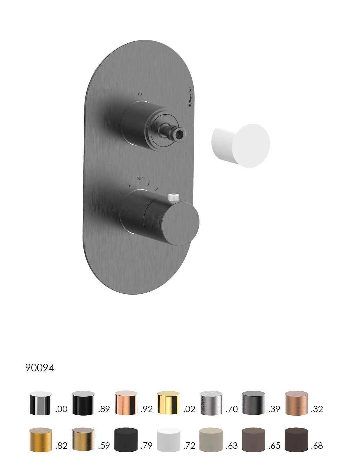 Термостатический встраиваемый смеситель для душа Rubinetterie Frattini душевые кабины ARCH-00034873 - Вид №3