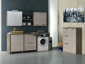 LEGNOBAGNO Шкаф для белья с раковиной Urban