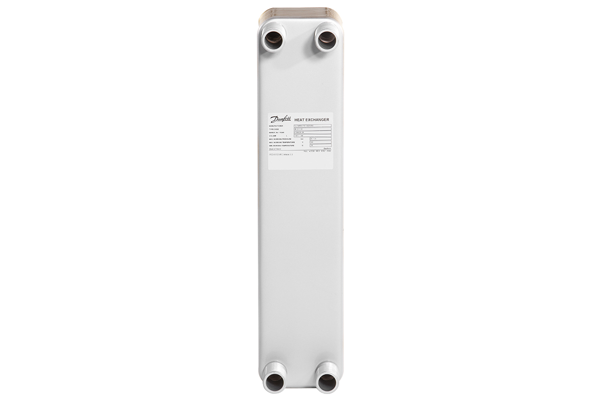 Danfoss Паяный пластинчатый теплообменник серии XB37 XB 37L-1-20 Паяный ТО 004B1677  - Вид №2