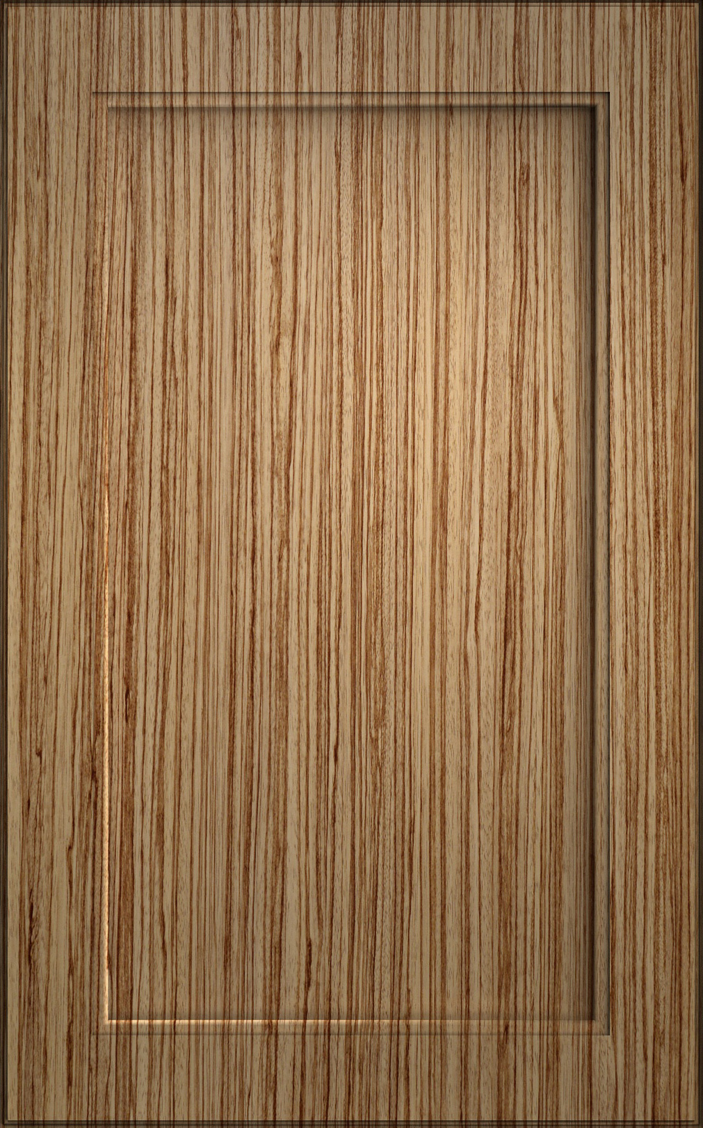 Фасады для кухни Кантри Фрезеровка «Дакота» Зебрано светлое №125 SIDAK SIST1795-216