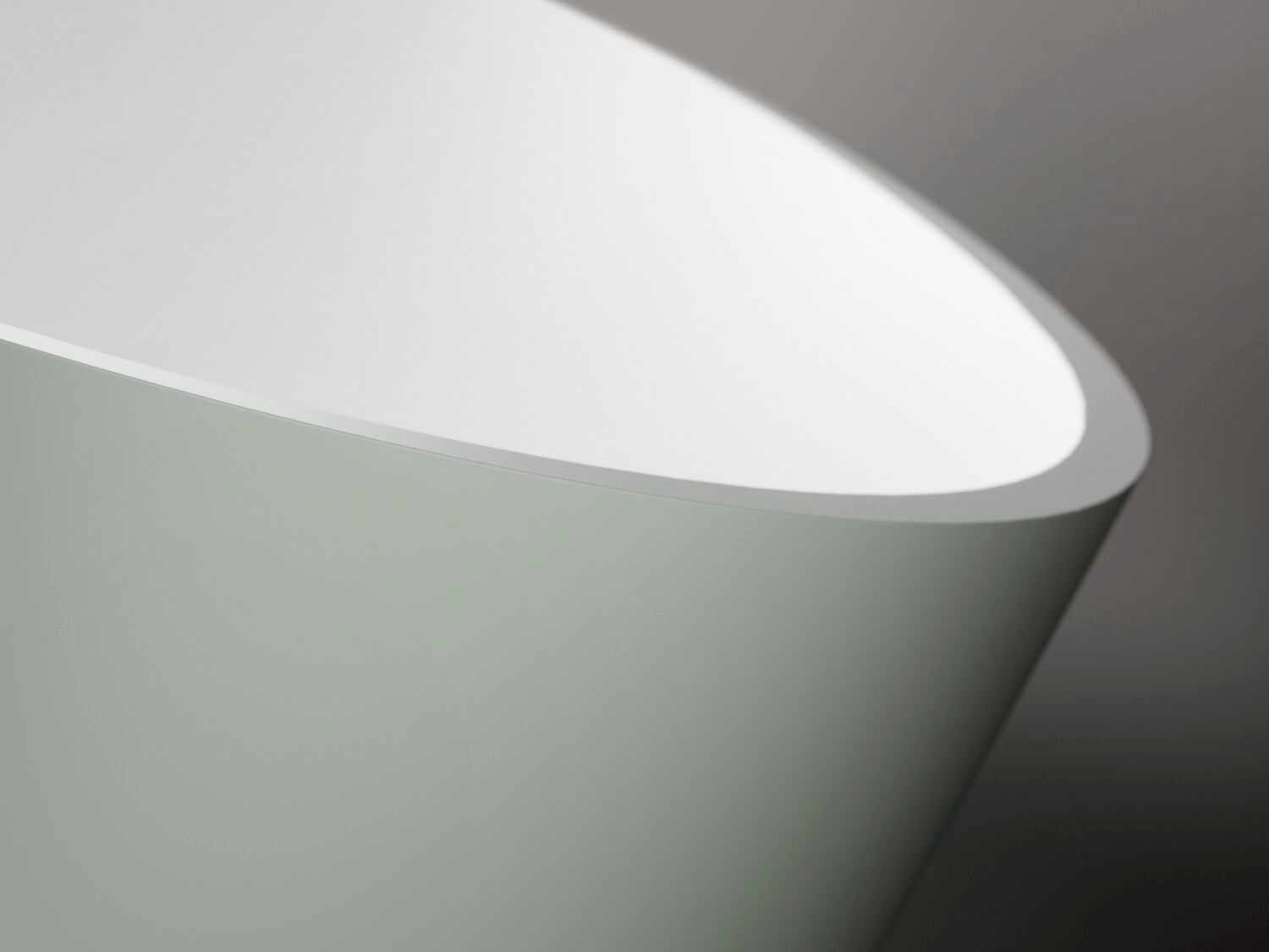 Овальная ванна в центре комнаты в твердой поверхности Gruppo Treesse мебель для ванной комнаты-отдельно стоящие ванны ARCH-00027375 - Вид №11