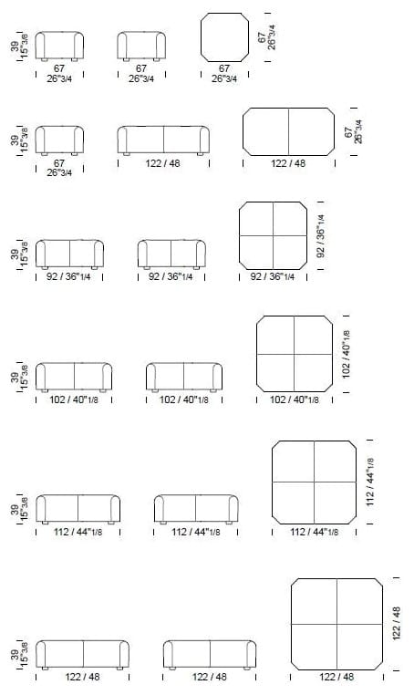 Ткань пуф Borzalino Franklin ARCH-00074578 - Вид №11