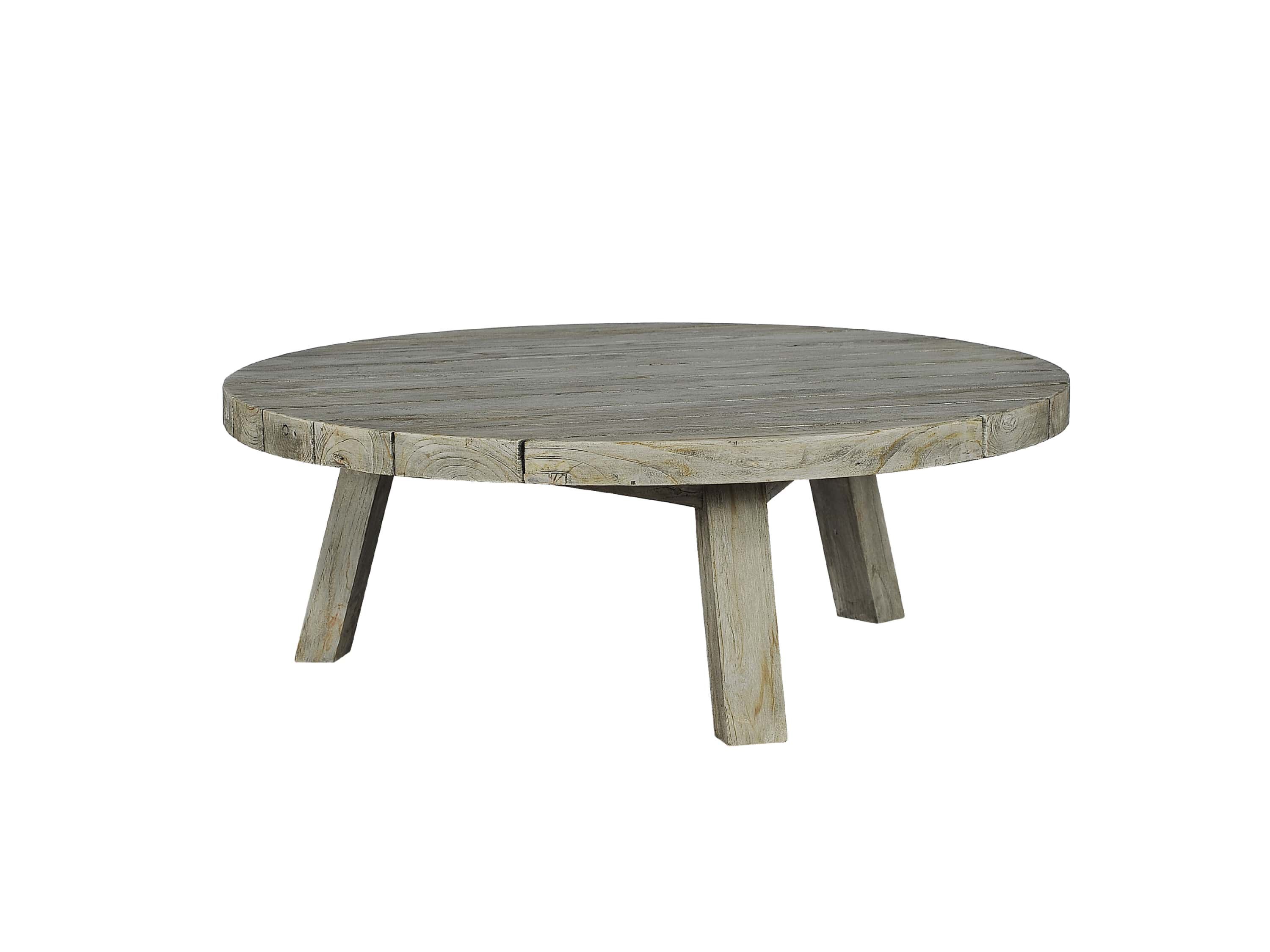 Круглый низкий стол из тикового дерева cbdesign Rustic ARCH-00113166 - Вид №12