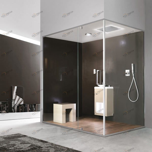 Ограждение для душа и турецкой бани Gemini 5 140х120 см 1GNO1S0 Gruppo Geromin