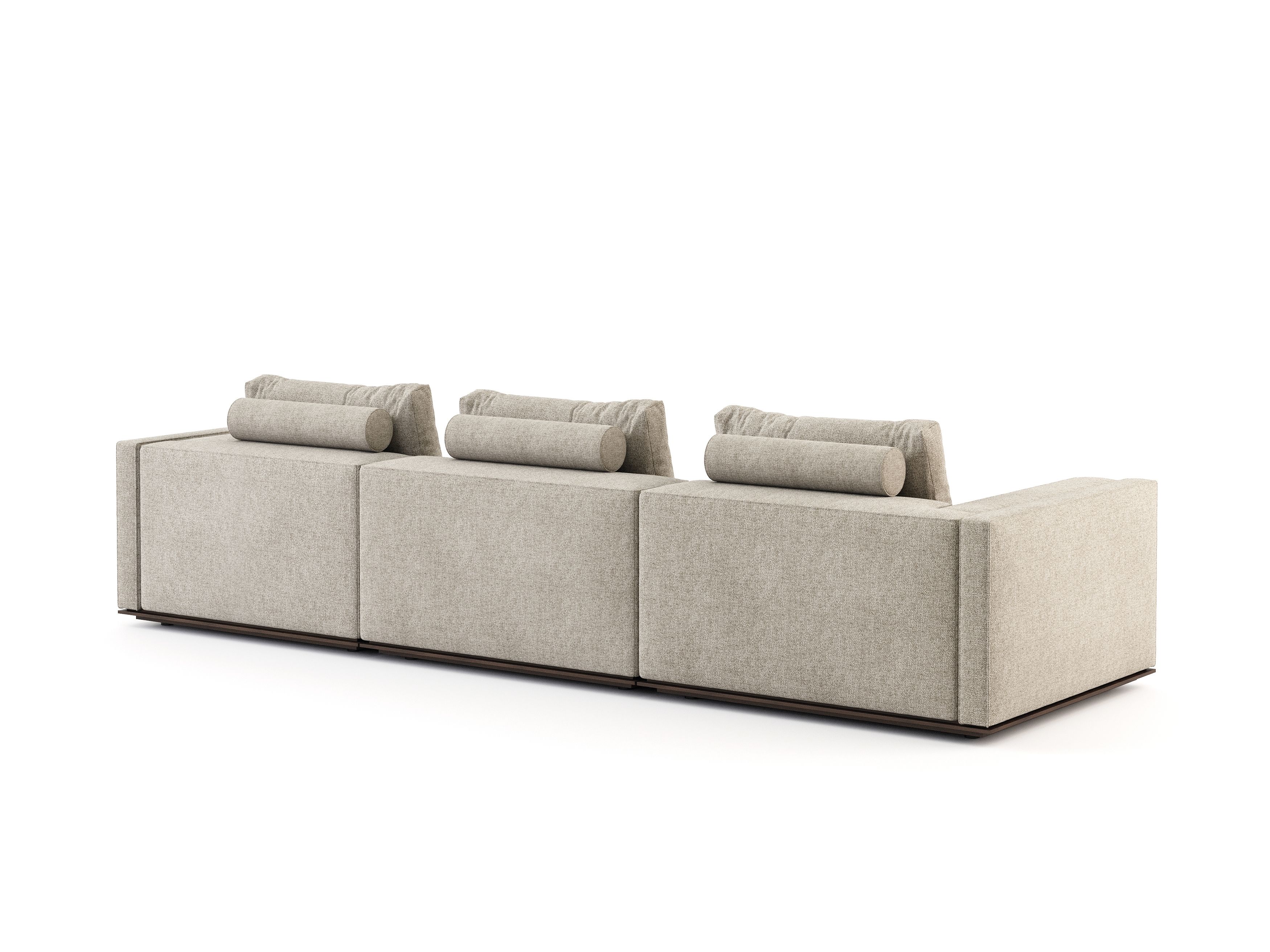 Секционный тканевый диван с полуостровом Stylish Club Landform ARCH-00148980 - Вид №3