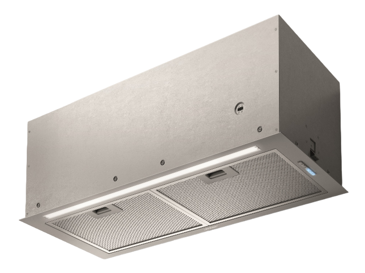 9012295 Вытяжка полновстраиваемая Jetair PLANE GR/F/72 серебристый STDN-0128857