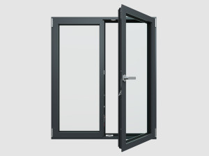 Алюминиевое створчатое окно