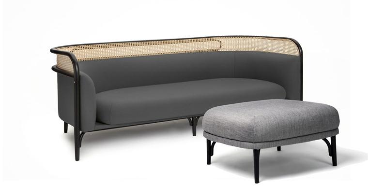 Wiener GTV Design Квадратный пуф из ткани Targa sun-id-1485946 - Вид №1