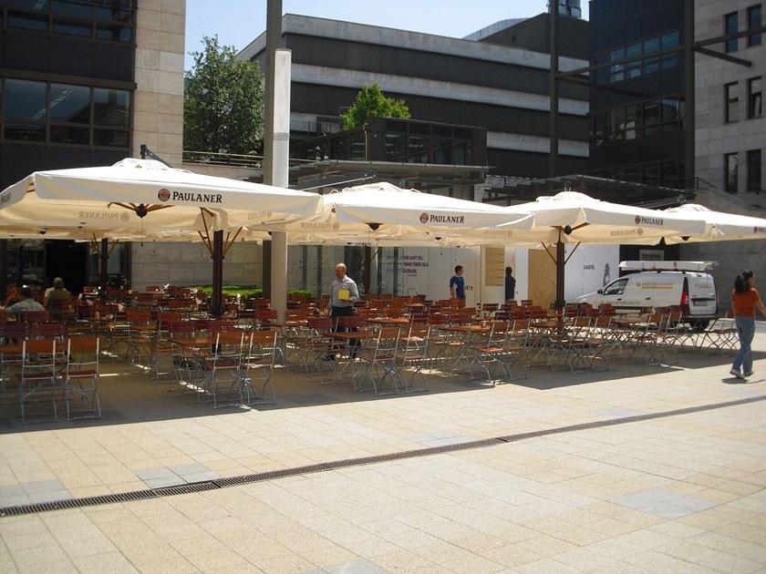 Scolaro Parasol Множественный квадратный зонт Wood C7070 wpo/c6060 wpo - Вид №3