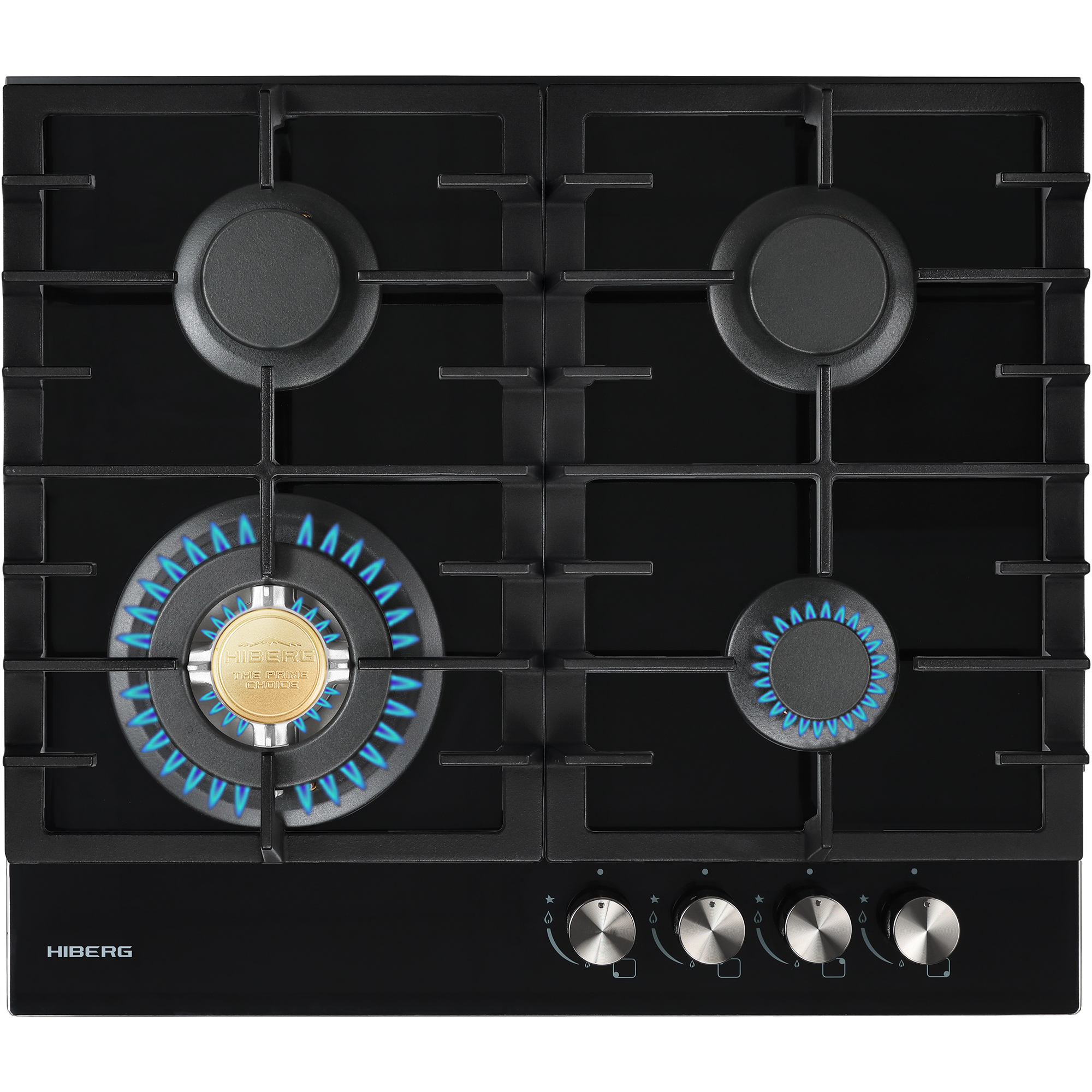 9021365 Газовая варочная поверхность HIBERG VM 60440 B STDN-0096386 - Вид №1