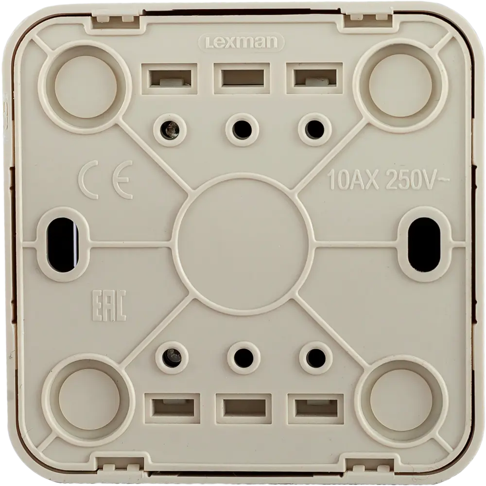 LEXMAN Кнопка дверного звонка проводная бежевая для дома и офиса 81930580 STLM-1101880 - Вид №2