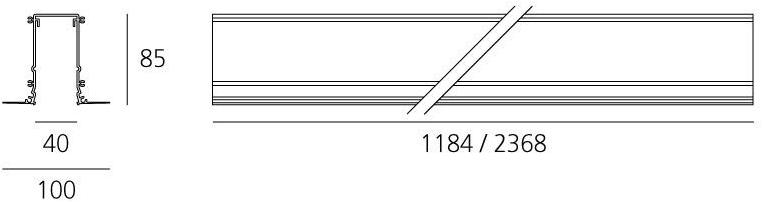 Artemide Линейный световой профиль из экструдированного алюминия Algoritmo sun-id-1405994 - Вид №6