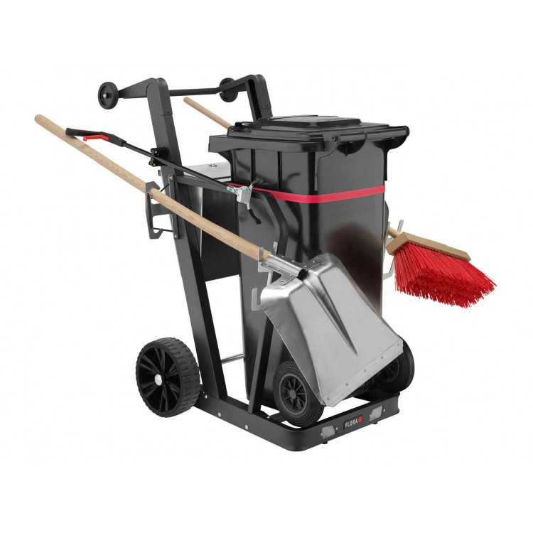 01457/1 FLORA Тележка для дворника FLORA Carrier Original для работ по благоустройству территории, для транспортировки большого количества зеленых отходов и для других целей вместимость 120 л  - Вид №1