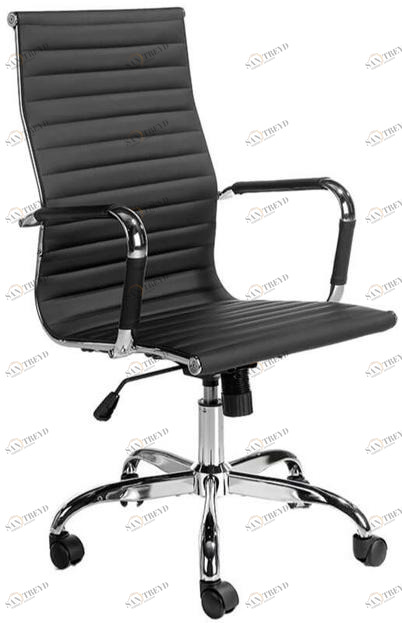 Angel Cerdá Регулируемое по высоте офисное кресло из искусственной кожи с подлокотниками New chair 4077 Angel Cerda