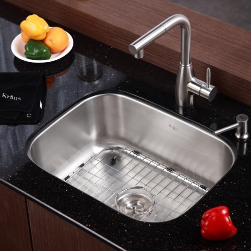 KBU12-KPF2140-SD20 Накладная раковина на столешницу  прямоугольная Krausru  - Вид №14