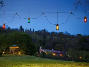 Aldo Bernardi Подвесной светильник для улицы на тросах Guinguette outdoor