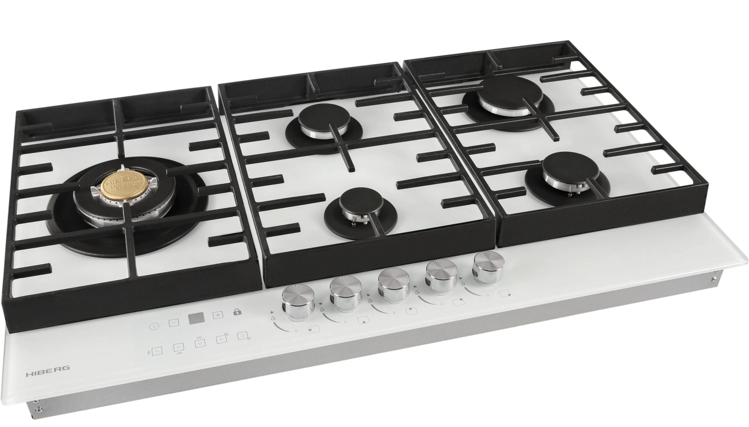 9238403 Газовая варочная поверхность HIBERG VM 9155 W STDN-0149153 - Вид №4