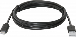 87476 usb кабель usb08-03bh usb2.0 черный, am-microbm, 1м Defender