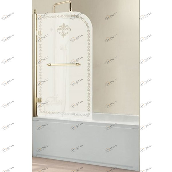 RETRO-A-V-1-80/145-PP-G-R Душевое ограждения на борт вынны Cezares Китай