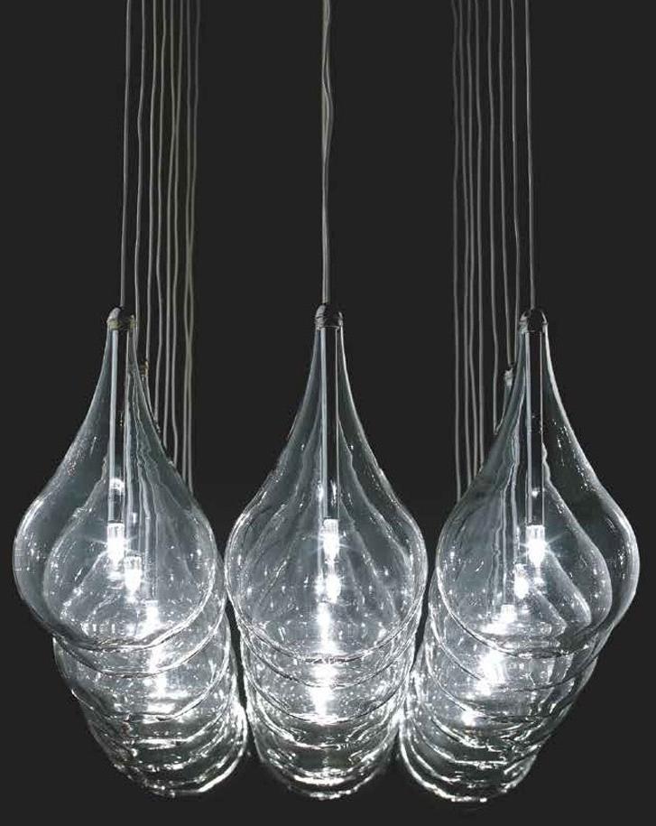 Alma light Подвесной светильник из стекла Drop led 5112-5113led - Вид №3