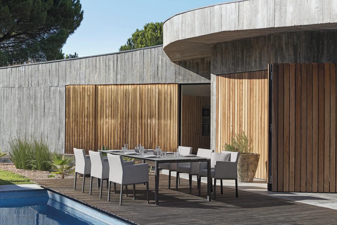 MNST1179 Обеденный стол pcsts lava 90см x 90см Manutti Trento - Вид №6